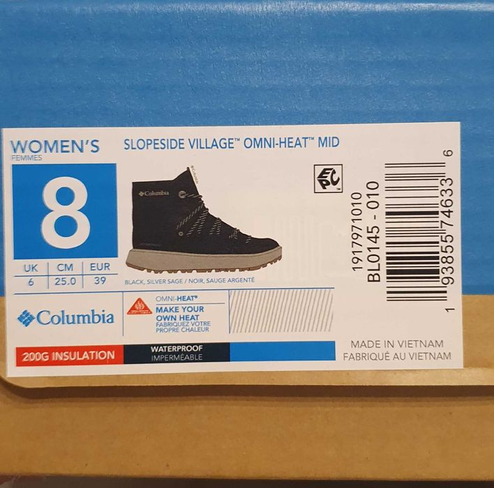 Śniegowce damskie Slopeside™ Village Omni-HEAT™ Columbia