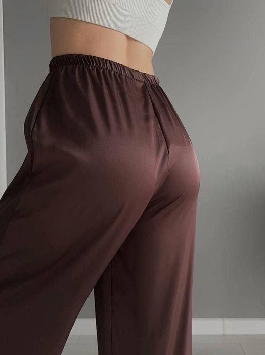 Жіночі шовкові штани