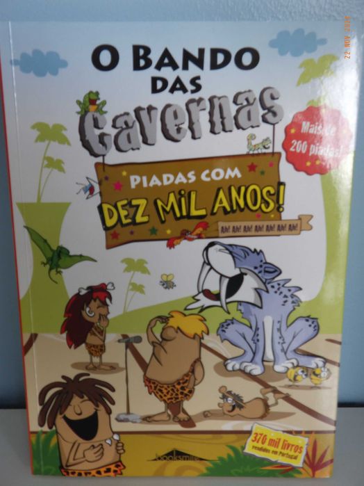 Bando das cavernas (Heróis do Mundo) 1 a 5 + caixa + livro piadas