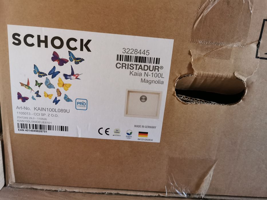 Zlew SCHOCK CRISTADUR Kaia N-100L Magnolia – NOWY