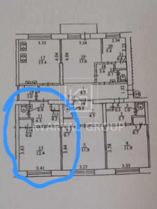 1-кімнатна квартира за адресою (площа 25 м²) - Atlanta.ua - фото 12