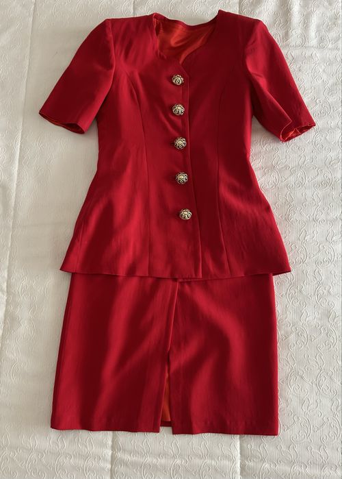 Fato vintage - feito à mão anos 80