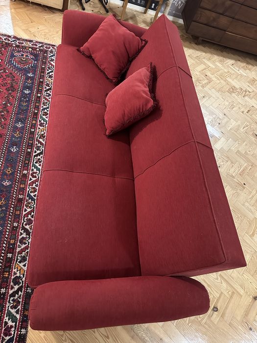 Vendo sofá vermelho