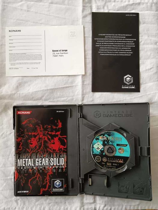Metal Gear Solid: The Twin Snakes [Nintendo GameCube, 2004] Complete