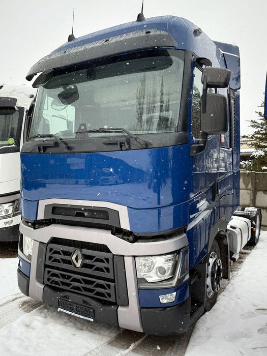 Renault T520 GLOB XXL AUTOMAT SPOJLERY KLIMA WEBASTO 2xALUTANK LODÓWKA ACC MOTOR:13L EURO 6 2016r LOW DECK MEGA ŁADNA  2xAlutank Glob XXL I-Shift Skóra Spojery Klima Lodowka Webasto 2016