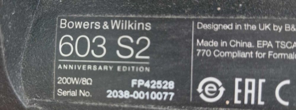 Głośniki Bowers&Wilkins 603 S2