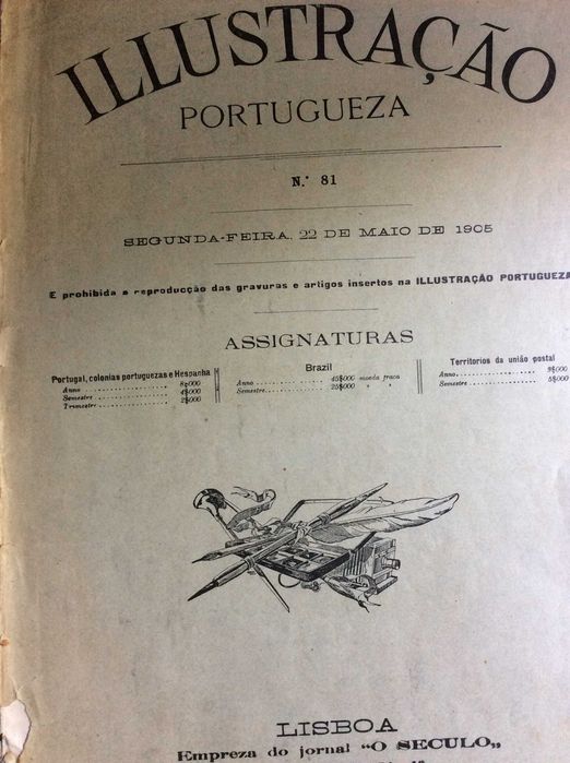 Illustração portugueza, 22 Maio de 1905. História, Geografía...