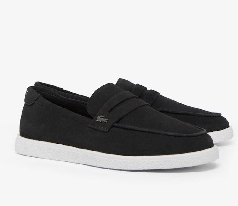 Новые оригинальные мужские замшевые лоферы Lacoste