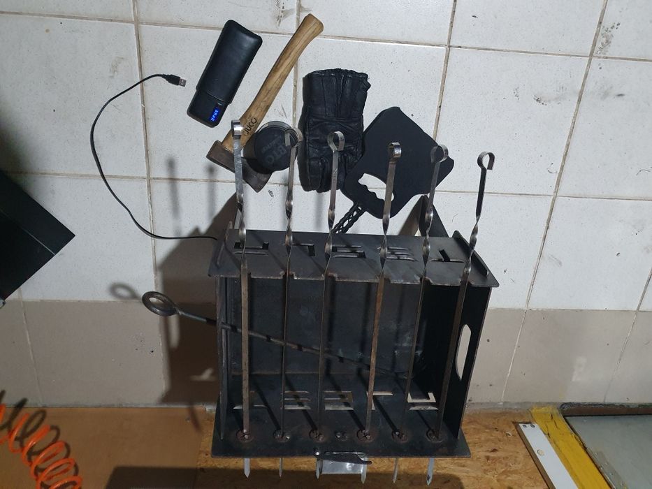 Мангал с приводом мотора  5V 1/2А від USB