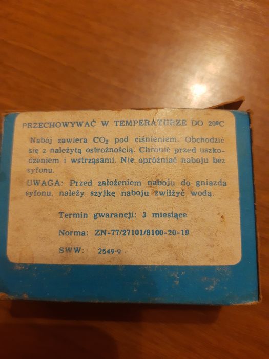 Syfon na naboje-PRL.VINGAGE.