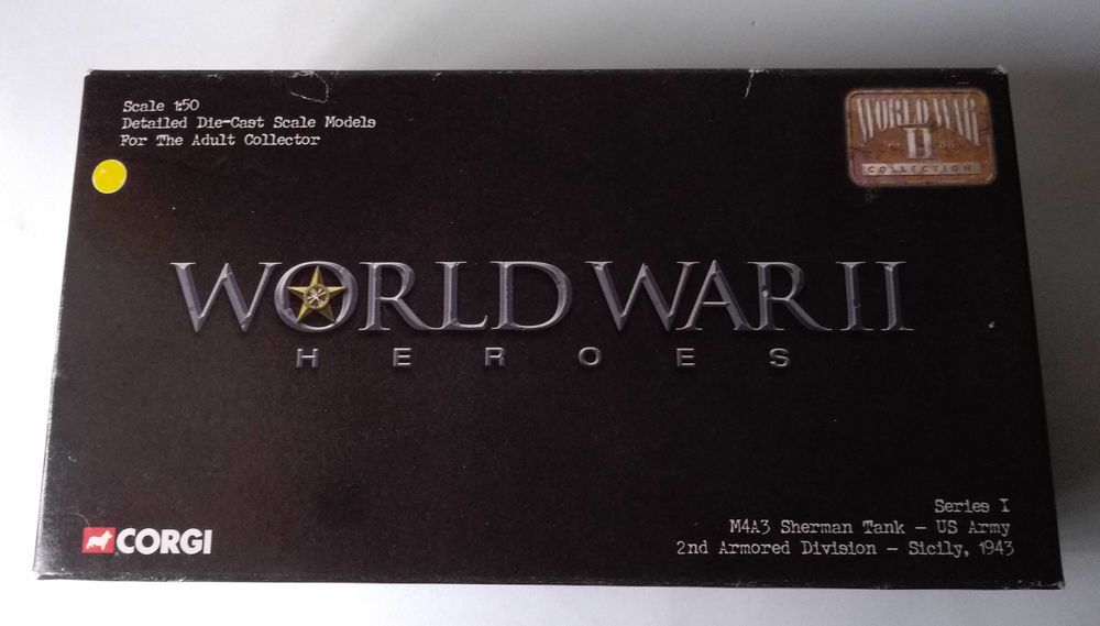 Sherman M4A3, US Army na Sicília, II guerra mundial. Ver descrição