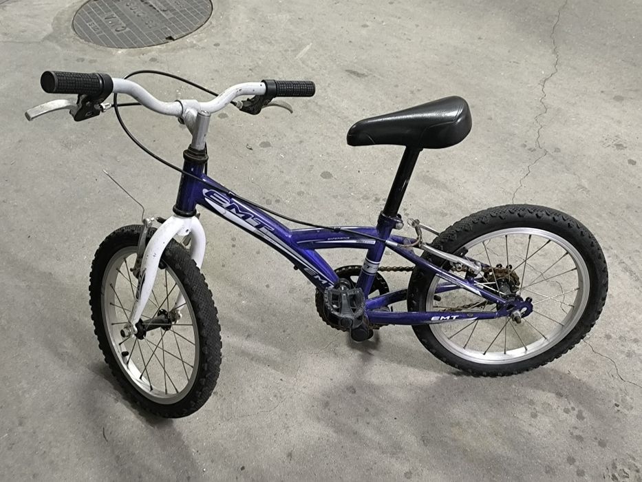Bicicleta para criança EMT azul para 4/5 anos