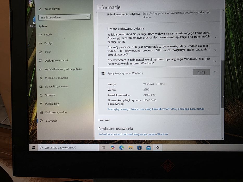 Laptop hp 15 cali