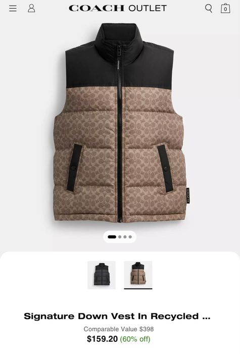 Жилетка Coach оригінал S та L