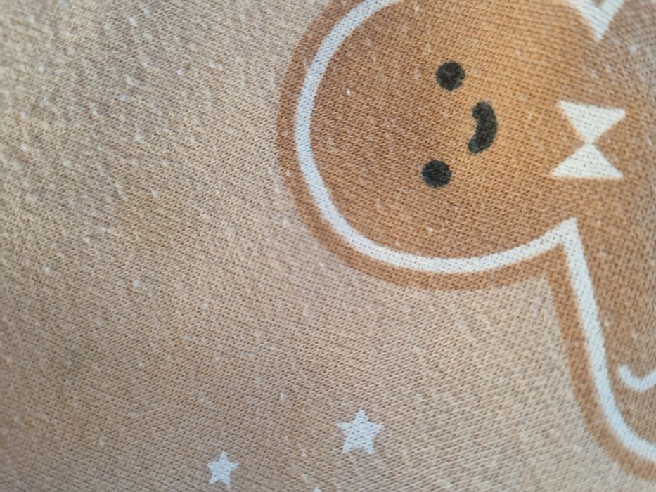 Spodnie swiateczne pierniki sinsay 134 cm