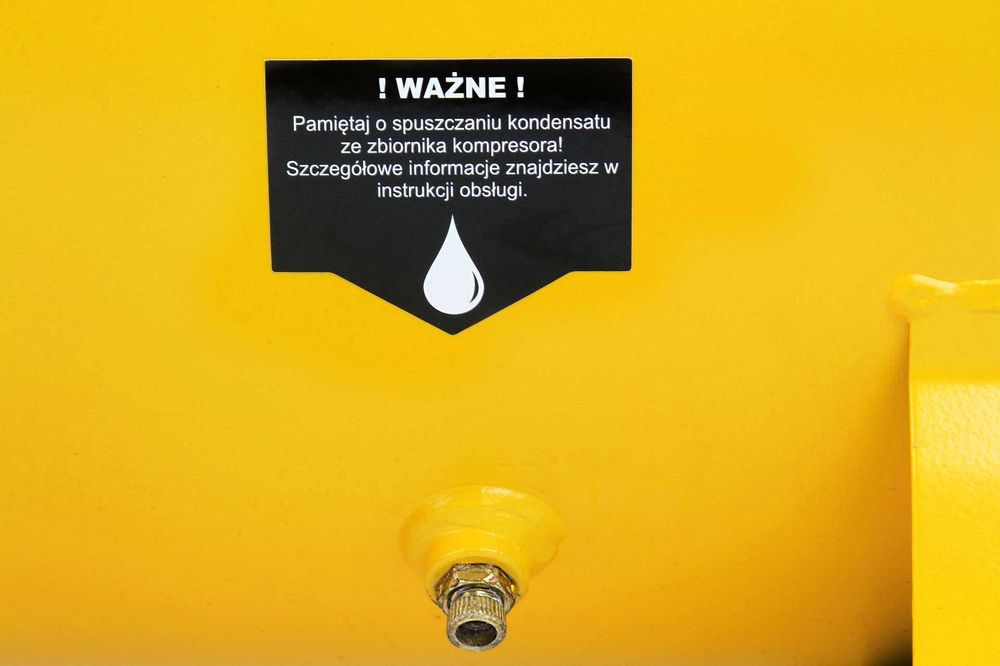 KOMPRESOR olejowy sprężarka 50L ODWADNIACZ