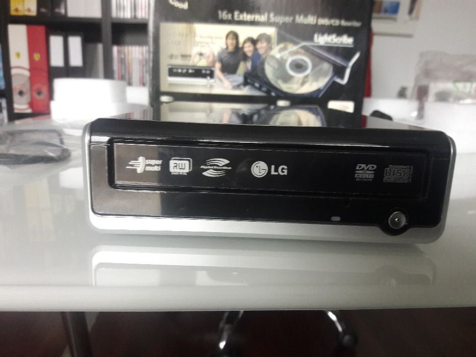 Leitor gravador lightscribe externo LG