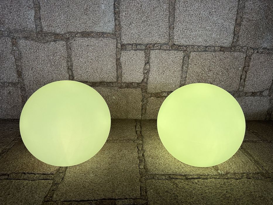 Bolas luminosas - iluminação