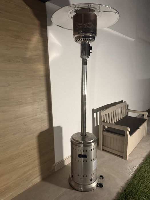 aquecedor de exterior  com bilha Prio