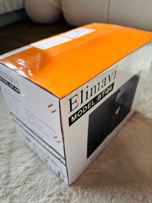ELIMAVI głośniki aktywne komputerowe 4" drewniane