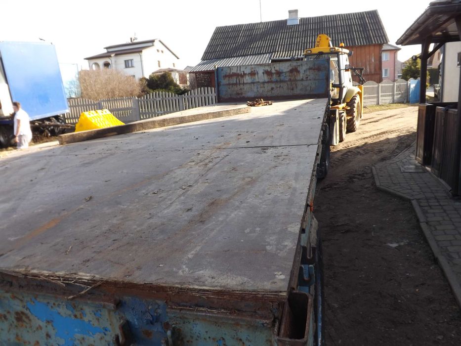 przyczepa platforma  16t na resorach mocna do bel,itp