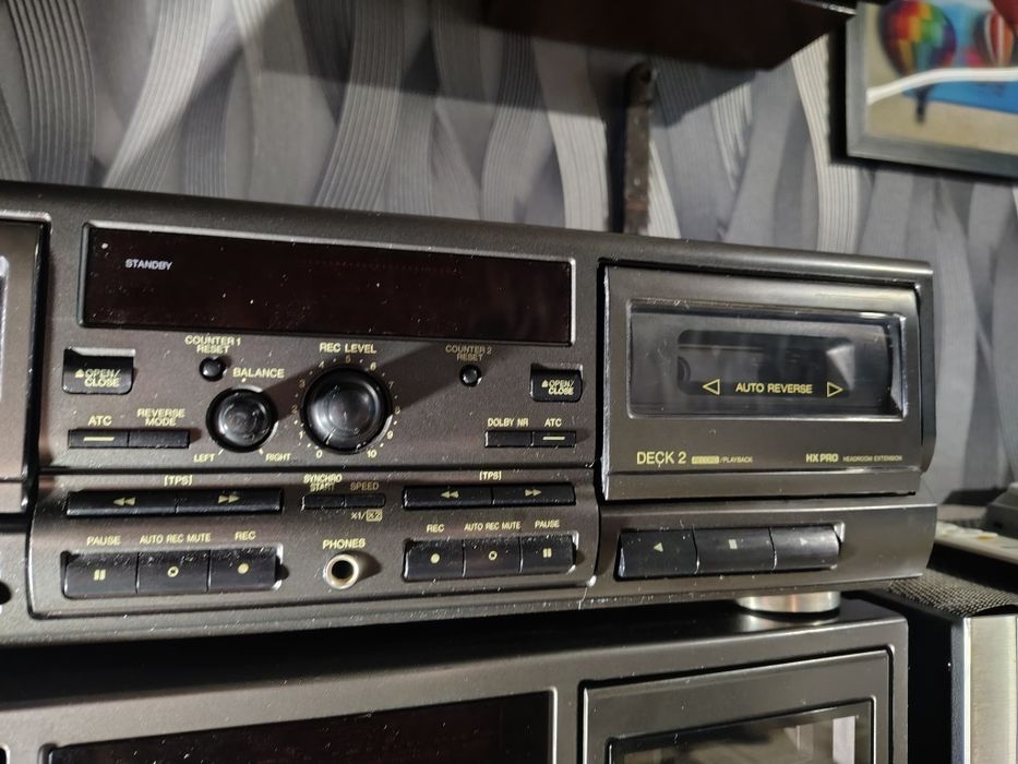 Technics Rs Tr 575 кассетная дека  Видео работы.
