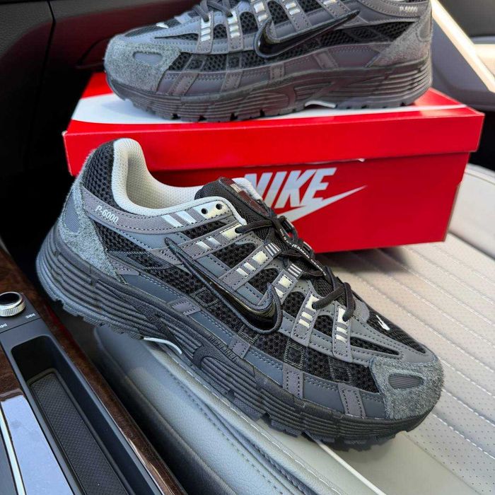 !WOW! Кросівки Nike P-6000 Black Grey White | найк пі6000
