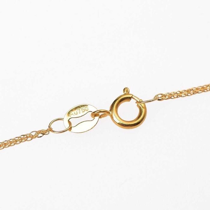 Colar com pingente - 18 K Ouro amarelo Ametista