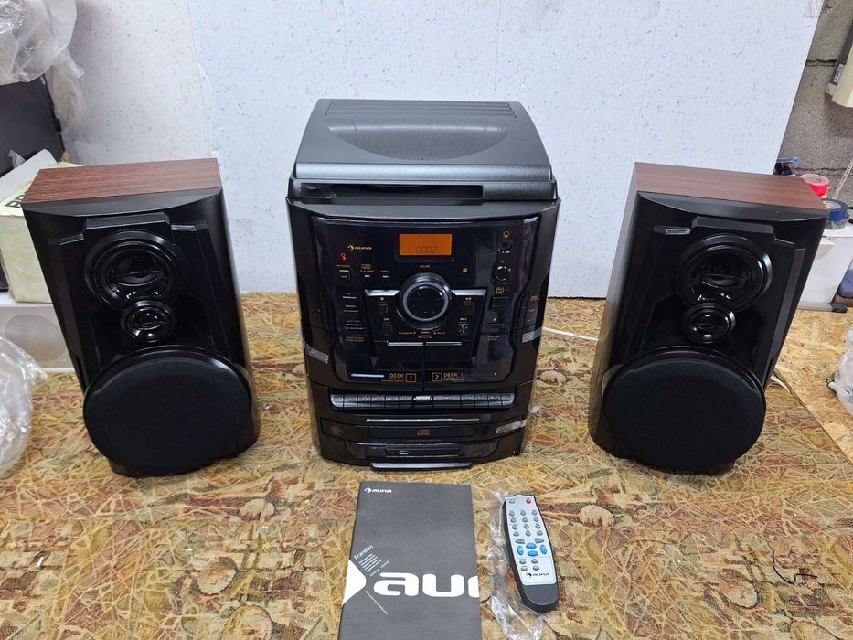 Стереосистема/проигрыватель винила Auna Franklin DAB+USB BT (Германия)