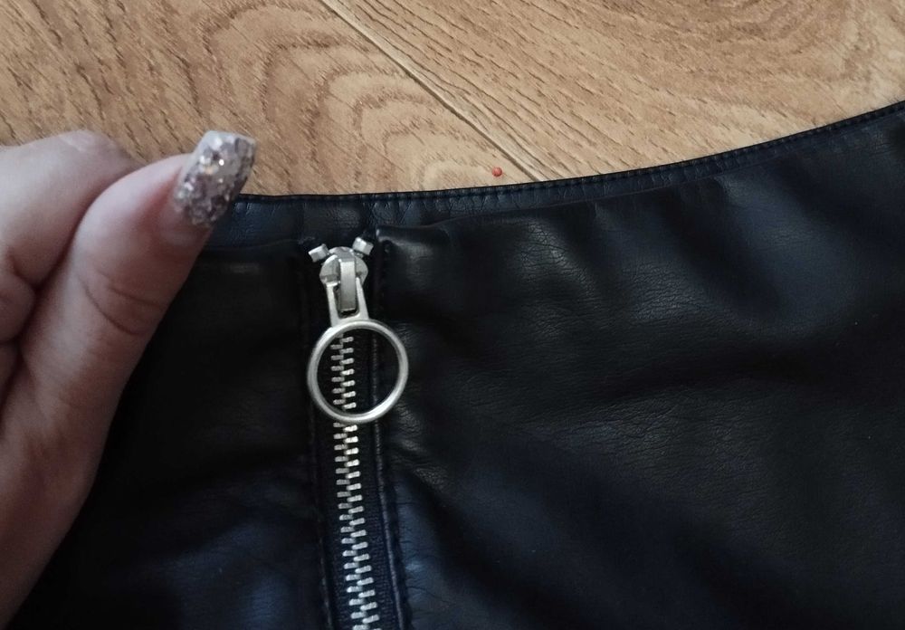 Шкіряна спідниця,кожаная юбка, джинсова юбочек,джинсова спідниця