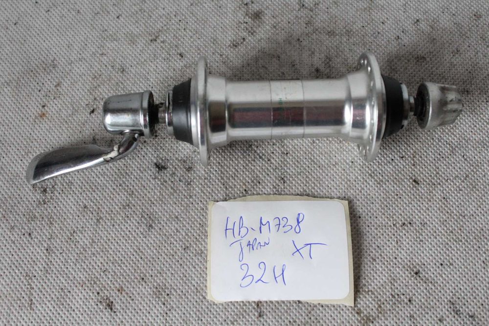 piasta przód shimano deore XT HB-M738 wzmacniana 32h japan cs1