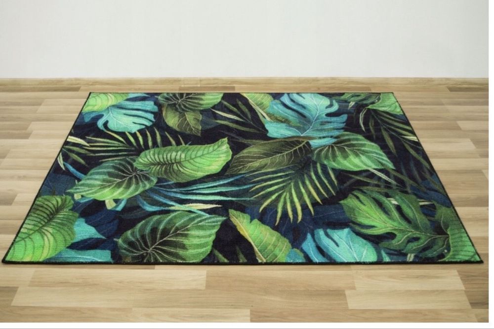 Dywan antypoślizgowy z liśćmi 80: 150 cm