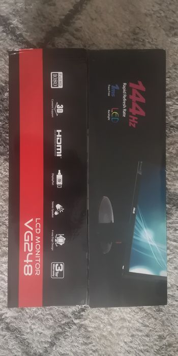 Monitor 24' 144hz 1ms Asus VG248QE - Como Novo