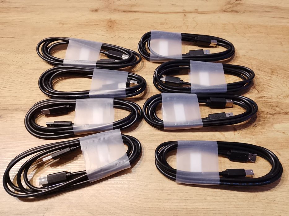 8x kabel USB A do USB B nowy