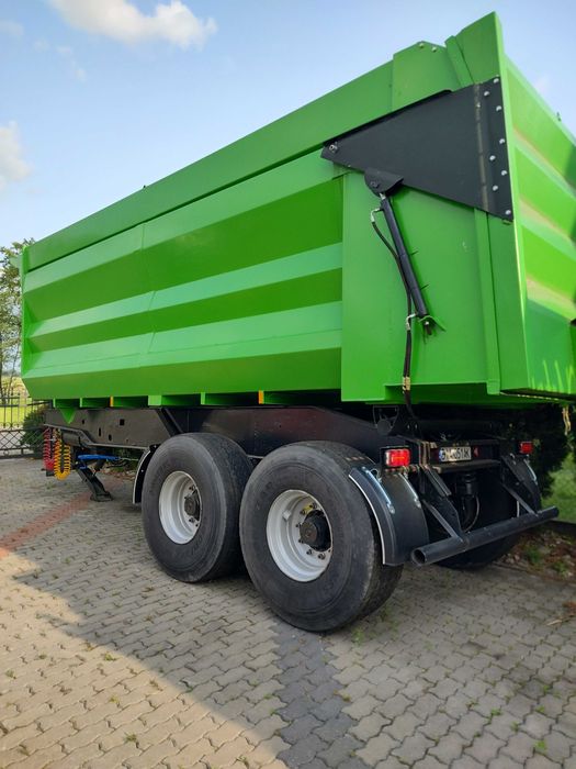 przyczepa rolnicza skorupowa tandem 30m3 . Raty 0%