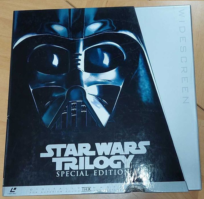 Laserdisc Star Wars 6 discos como novos