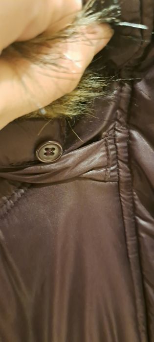 Zimowa kurtka fioletowa r.164