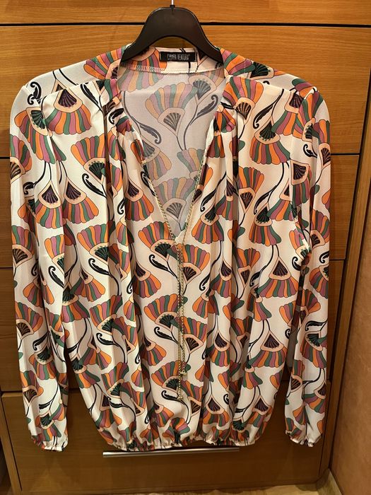 Elegancka włoska bluzka XXL