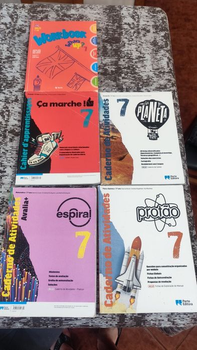 Livros de atividades, Exames