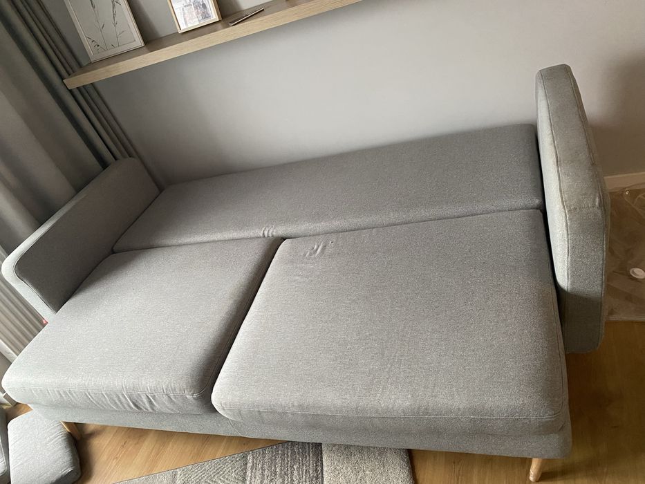 Rozkładana Sofa Cornet III Black Red White