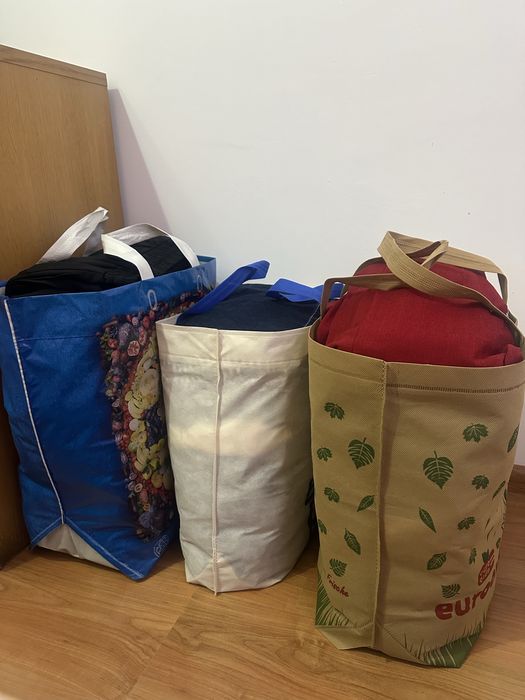 3 duże torby ubrań damskich ubrania damskie