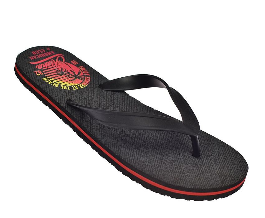 Japonki męskie klapki basenowe na lato JP01/20 czarne roz. 43