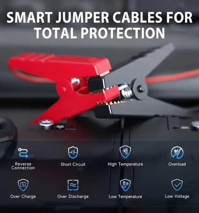 Потужний бустер для авто з компресором