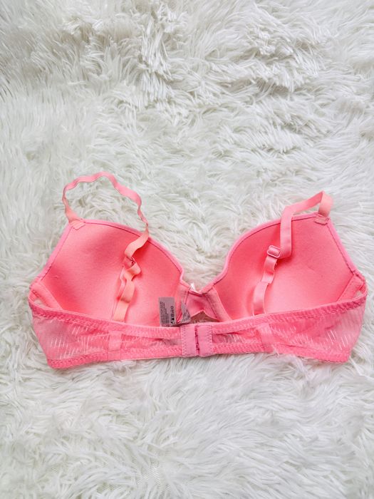 Biustonosz usztywniany 75B różowy