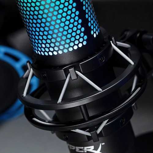 HyperX QuadCast S Black USB мікрофон з RGB підсвічуванням