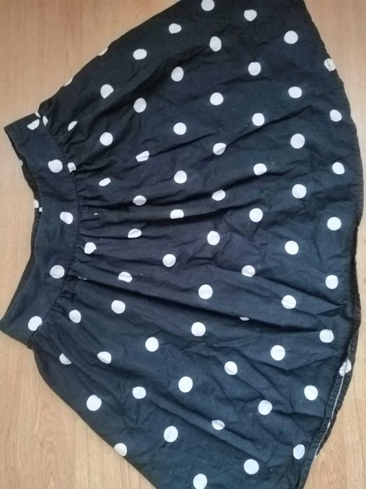 Spódnica w grochy r. L