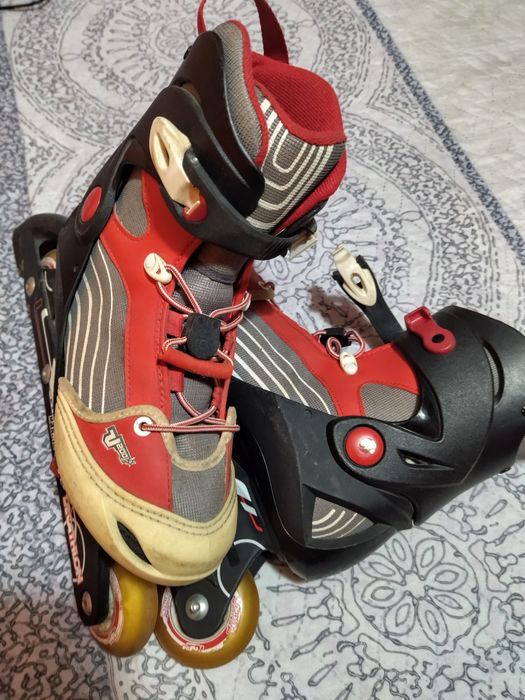 Patins Decathlon N°36-38 - Vermelho e Preto