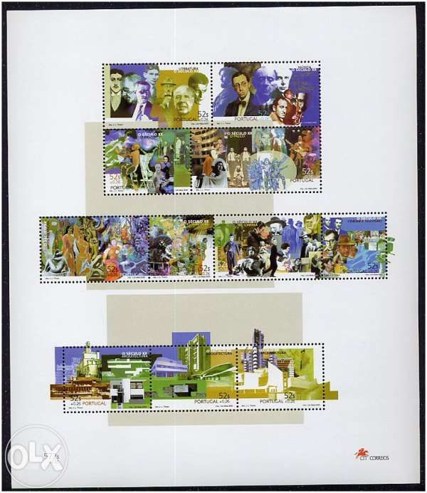 Selos - Envelope CTT "P´ra Selar o Século XX..."