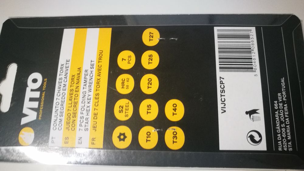 Chaves torx VITO...64297815553153123