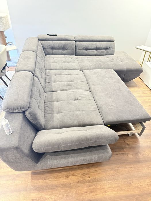 Sofá de canto com cama